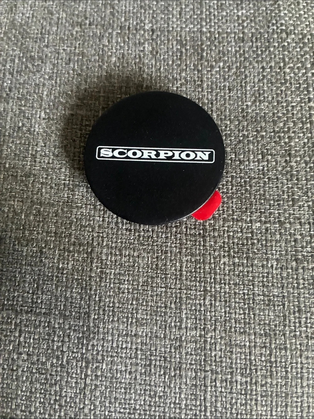 Scorpion Black Phone Grip & Stand with Adhesive